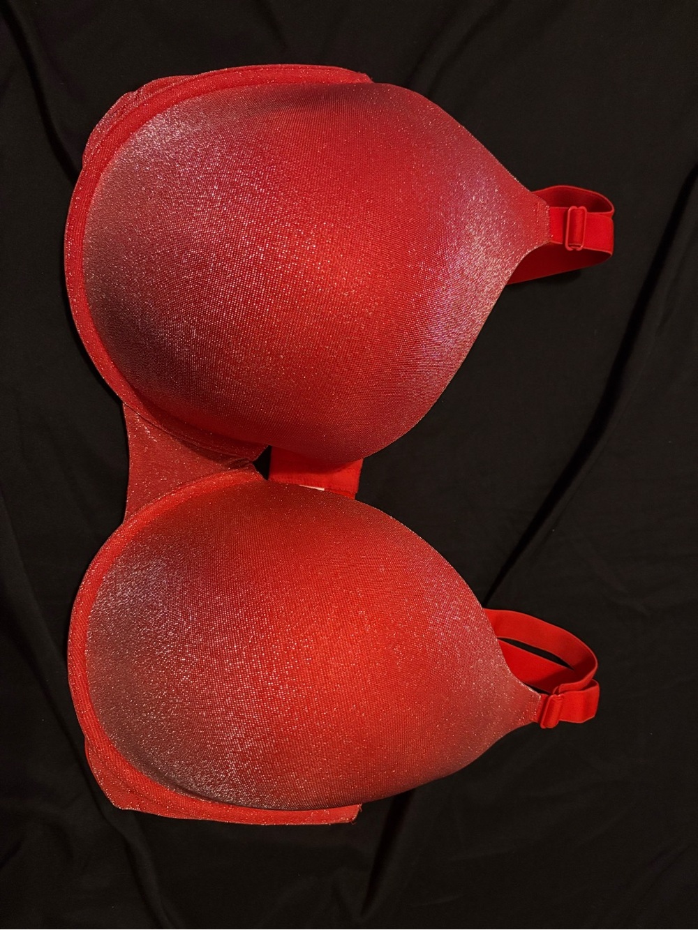Victoria's Secret Red Shimmer T-Shirt Bra
